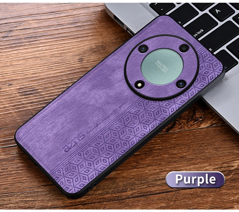For Huawei Honor X9B Чехол для back cover Skin Feel Shockproof Leather Case Soft Funda For Huawei Honor X9B
