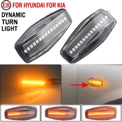 2x LED Dynamic Side Marker Light Turn Repeater Lamps For Hyundai I10 Accent Coupe Click Elantra Lavita Excel 2 Getz Prime Lavita