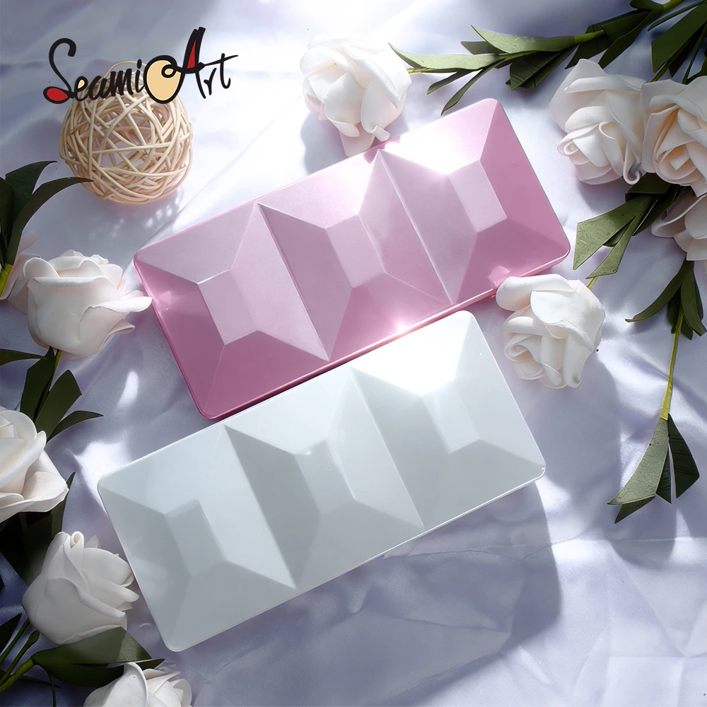 

SeamiArt, 1 шт., большой размер, имитация эмали и бриллианта, дорожная палитра, пустая коробка, сменный чехол для акварельных красок, упаковка, товары для рукоделия