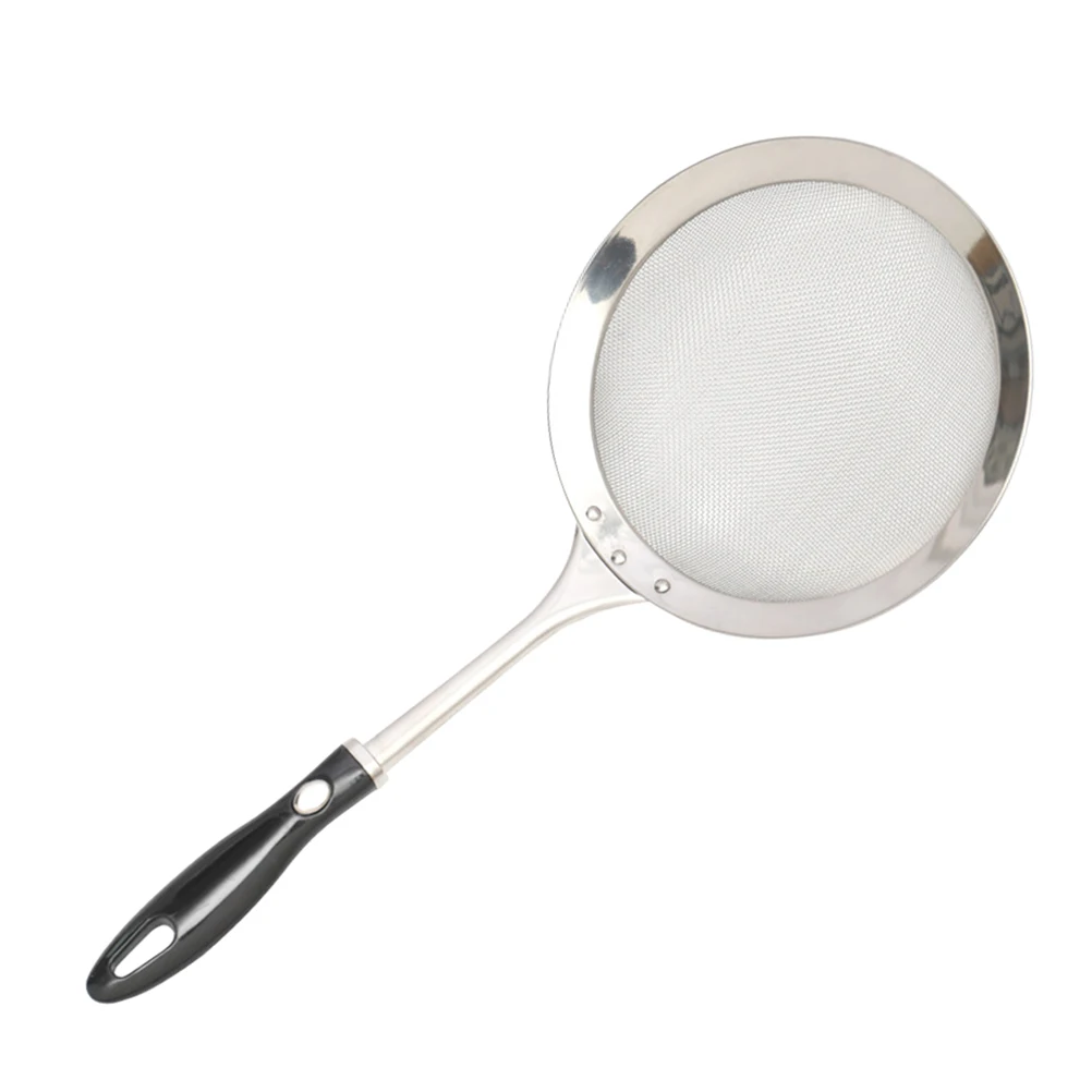 

Stainless Steel Colander Handheld Flour Sifter Kitchen Strainer Fine Powder Sieve Stainless Steel Colander Baker Cookware
