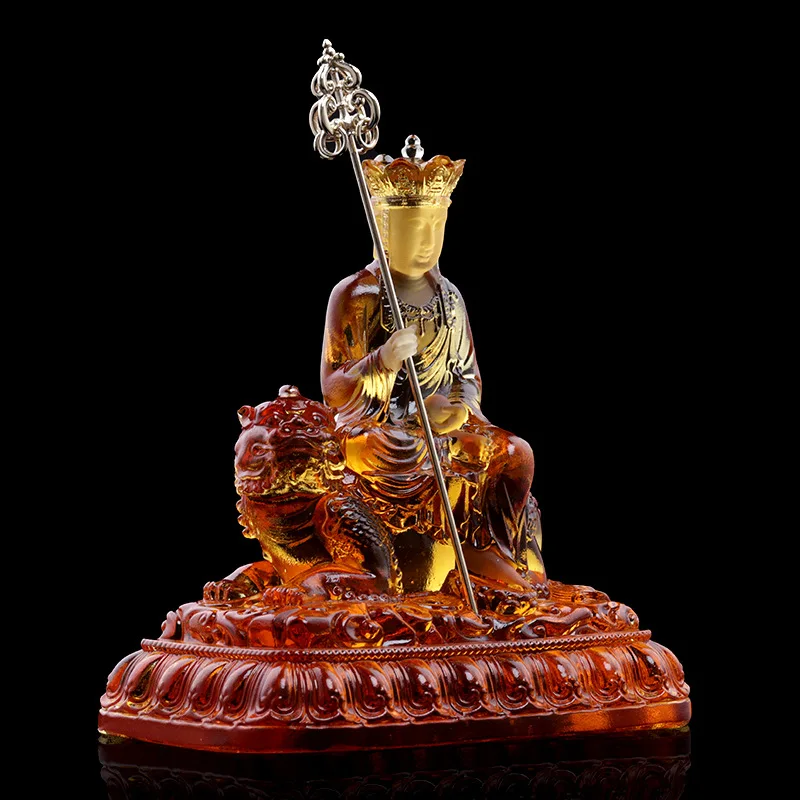 Listening to the Bodhisattva statue of Ksitigarbha Bodhisattva, Temple, Home, Buddha Hall, Living Room, Handicrafts