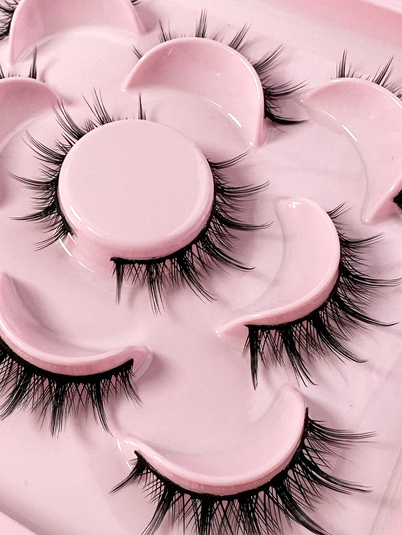 5 par Manga Lashes rzęsy Cross Wispy 3D Faux Mink naturalne sztuczne rzęsy przedłużanie rzęs sztuczne rzęsy narzędzie do makijażu