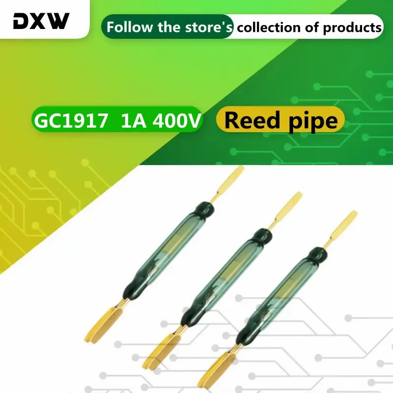 

1 шт. герконовая труба GC1917, нормально открытая, нормально закрытая, трехконтактный тип преобразования с высоким напряжением и высокой мощностью 1 А, 400 В