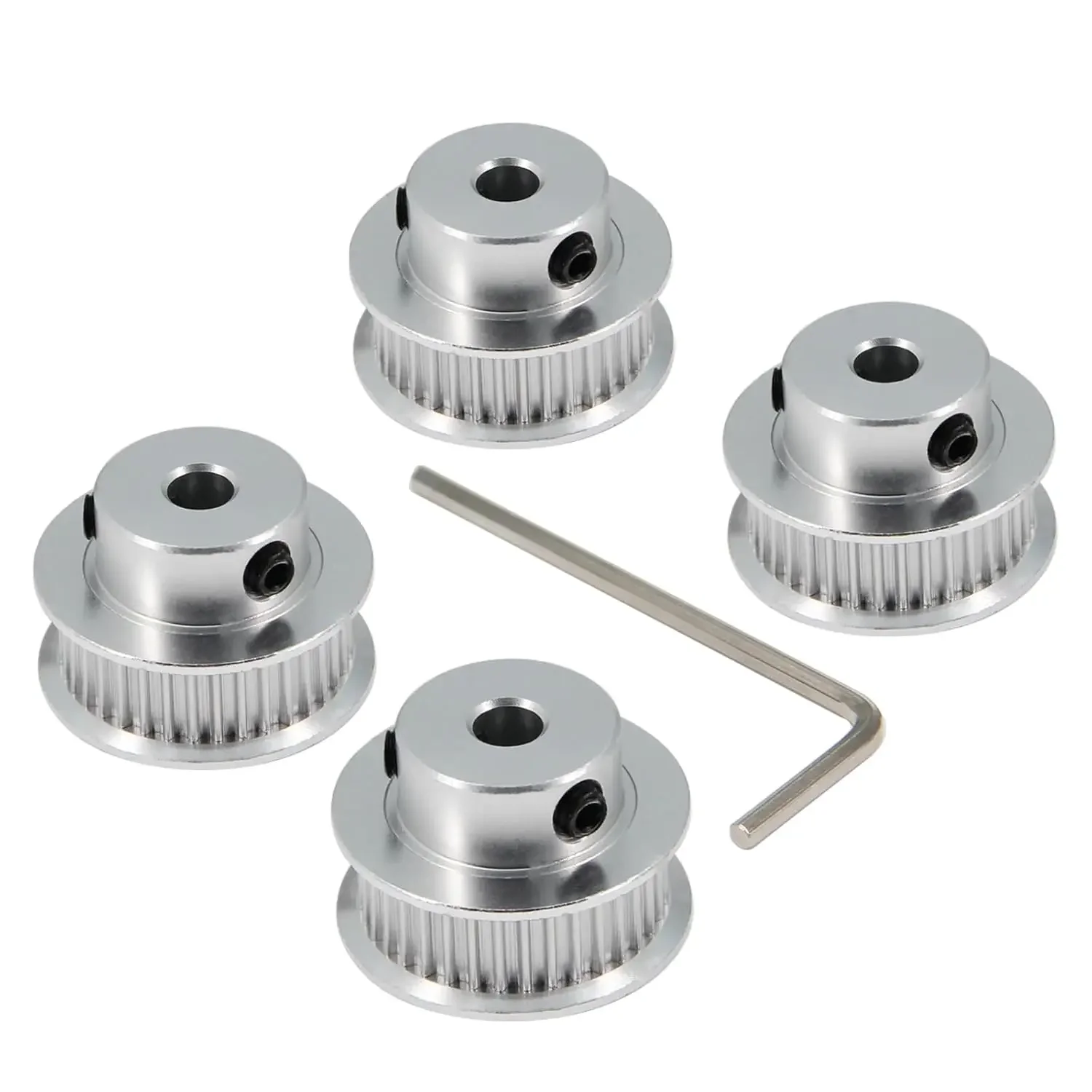 ComPOS GT2 Timing Belt Pulley 40 Teeth/36 Teeth,6mm Bore, for Timing Belt - Ideal for 3D Printers, CNC Machines, Robotics