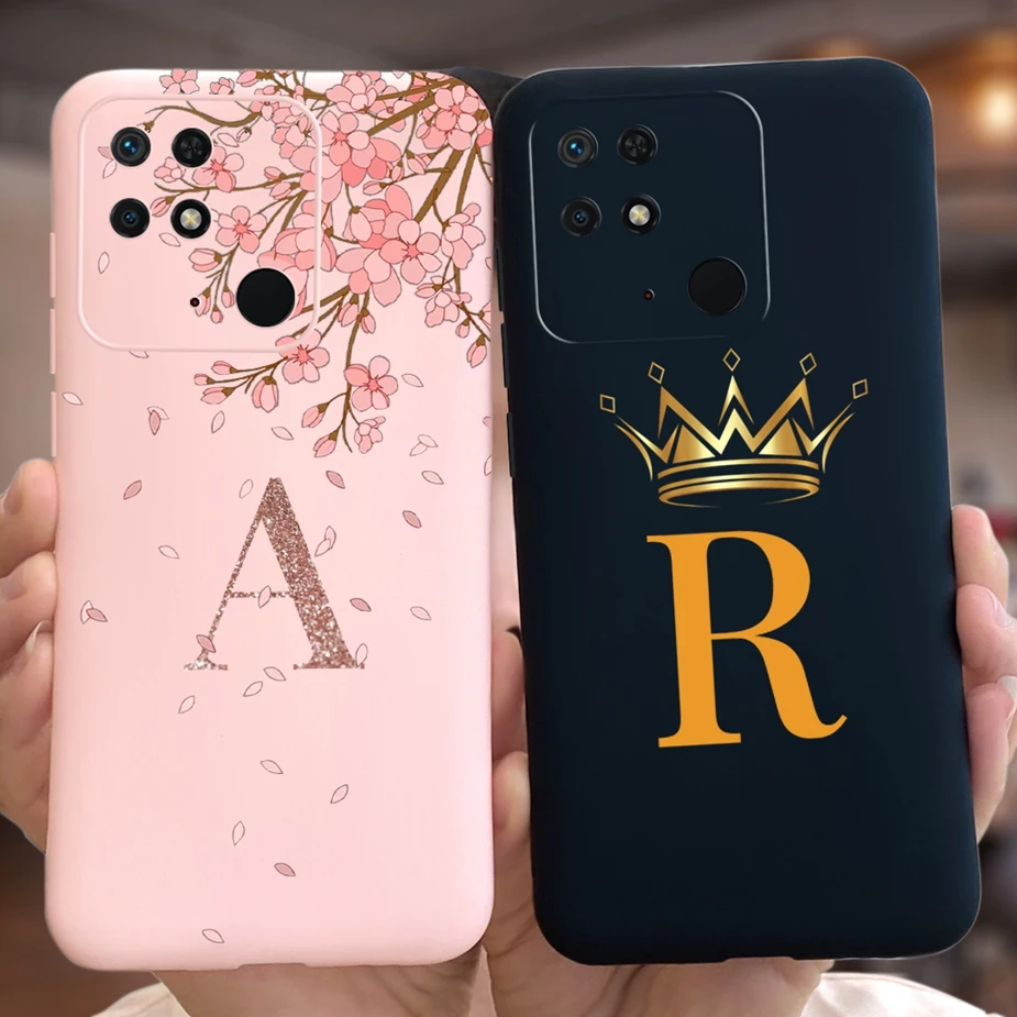 For Xiaomi Redmi 9C Case New Fashion Letters Cover Phone Case For Xiaomi Redmi 9C 9 C Redmi9C NFC Redmi 10C 10 C Cases Soft Bags