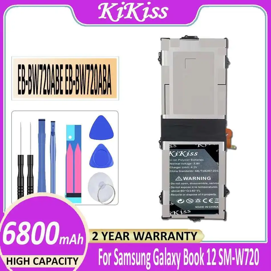 

Laptop Battery EB-BW720ABE EB-BW720ABA 6800Mah For Samsung Galaxy Book 12 SM-W720 Chromebook Titan V2 XE520QAB XE521QA SM-W727V