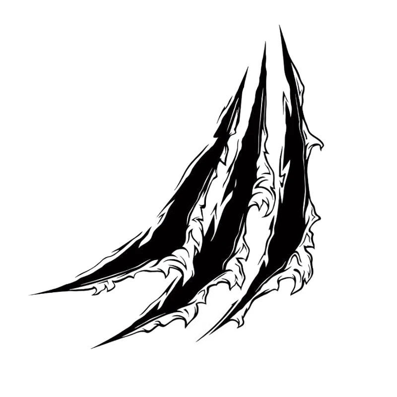 

Jpct Car Sticker External Accessories Off Road Waterproof Personality Cool Fashion Car Scraping Claw PVC Sticker 16cm * 14.4cm