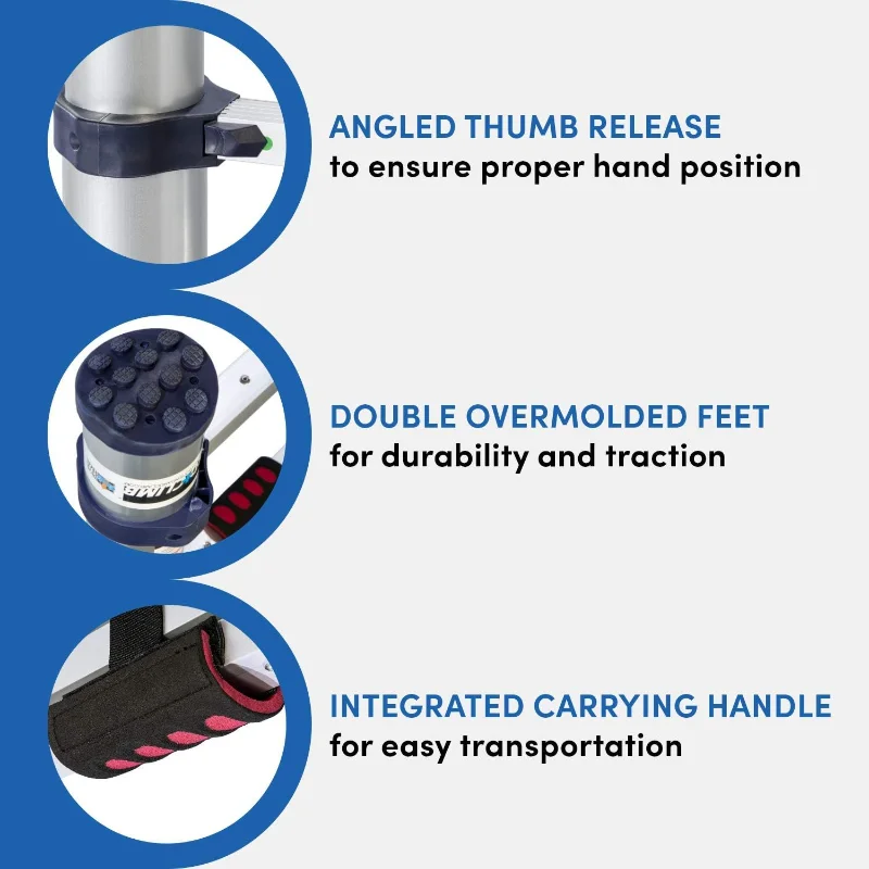 Escada telescópica Xtend & Climb Pro Series 785P+, azul