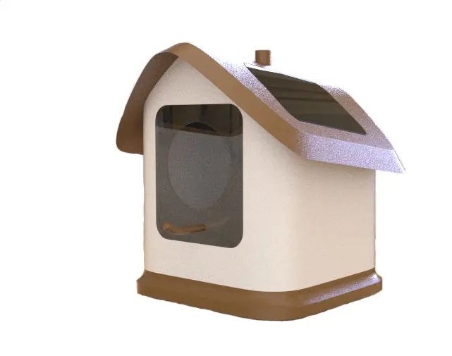 Wholesale Smart Outdoor Bird House 1080P HD Night Vision Camer Bird Villa WiFi APP Contral Smart Bird Nest