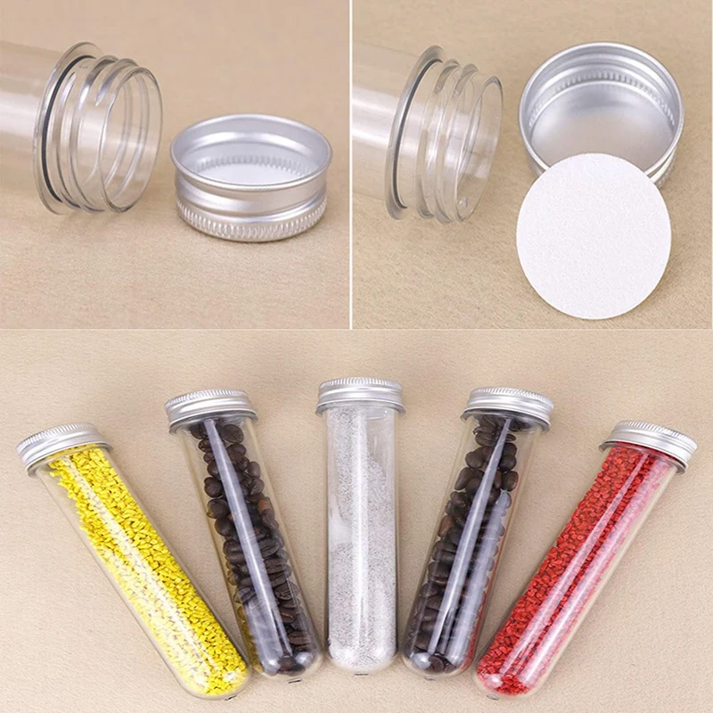 50 Pcs Sample Tube For Scientific Experiments Party Decorate The House Candy Storage