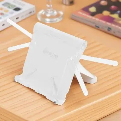 

Portable Mini Book Stand Reading Rack Adjustable Angle for Desk Toddler Student Learning Storage Holder