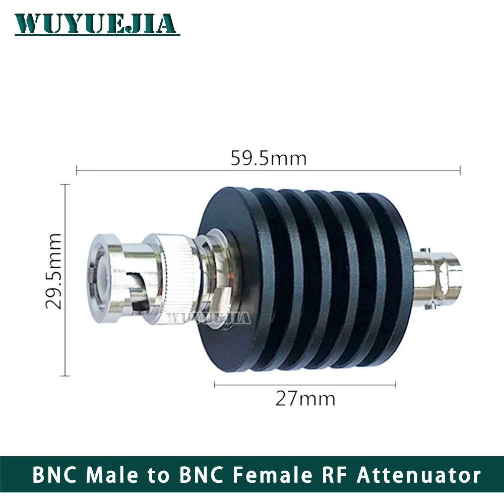 BNC Type RF Attenuator 10W DC-3Ghz/4Ghz BNC Male to BNC Female RF coaxial Power Plug to Jack 50ohm  1/2/3/5/6/10/15/20/30db/40db