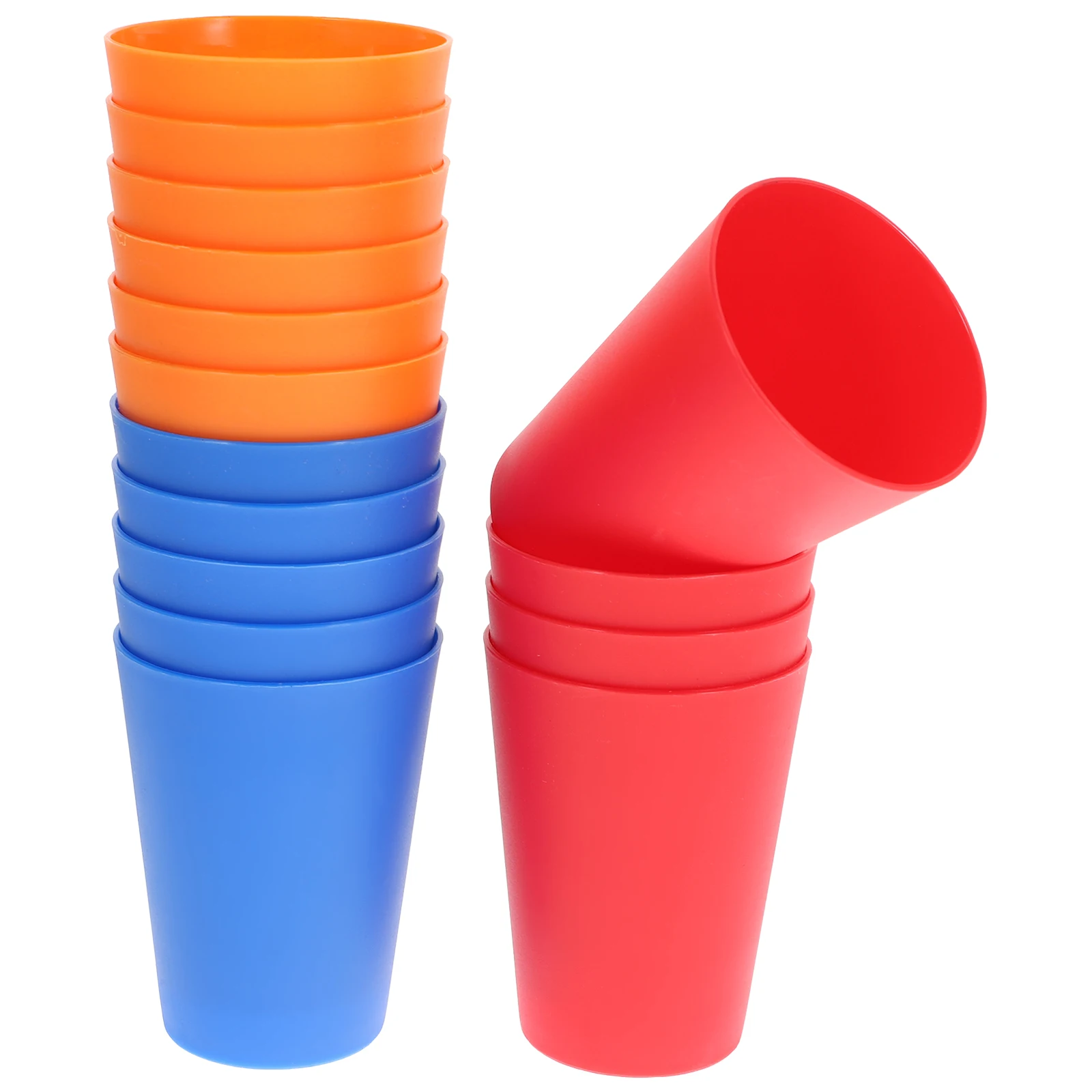 

15pcs Plastic Reusable Festival Party Drinkware Beer Water Safe Toddler Home Restaurant Beverages