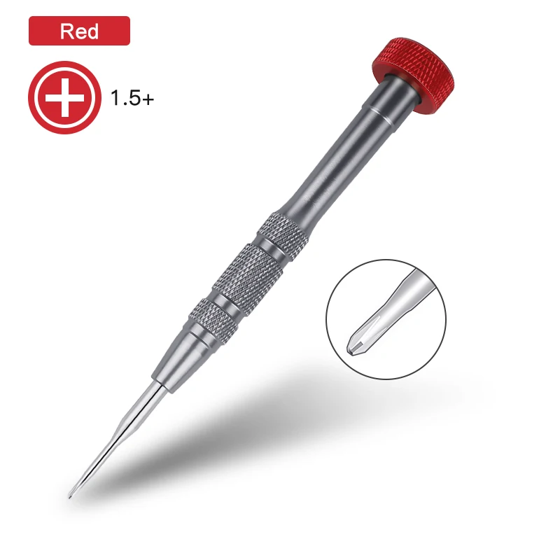 0.8 Five-Star +1.5 T2 Torx 0.6Y Mini Pocket Precision Screwdriver Magnetic Repair Tool Kit for iPhone,Electronics,Tablet Repair