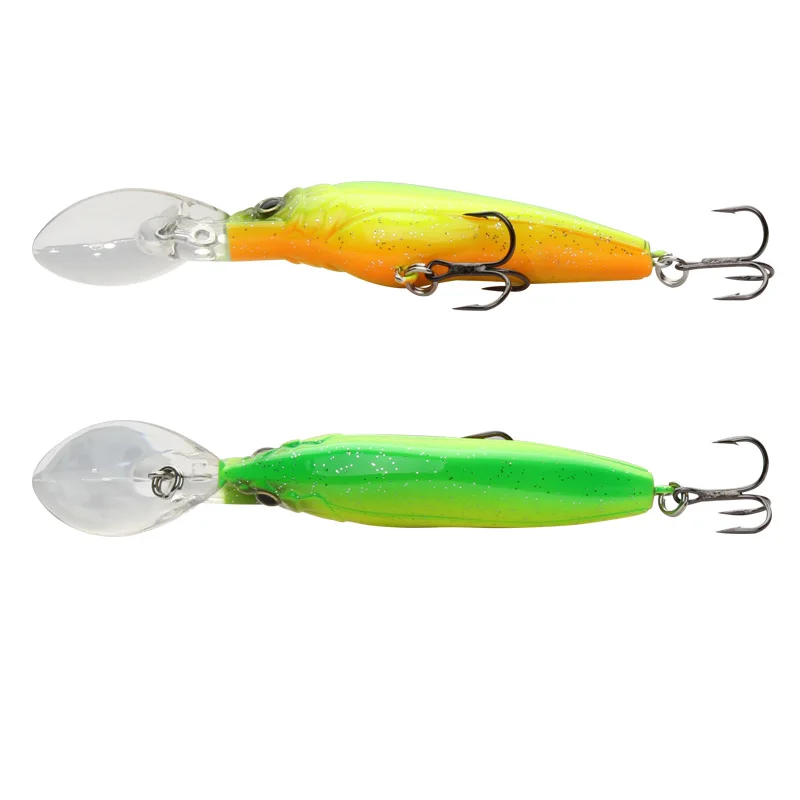 TacklePRO-M53 Minnow Fishing Lures, Artificial Bait for Bass Perch Pike, Hard Wobbler, Quality Jerkbaits, 60mm, 6.8g depth1.5m