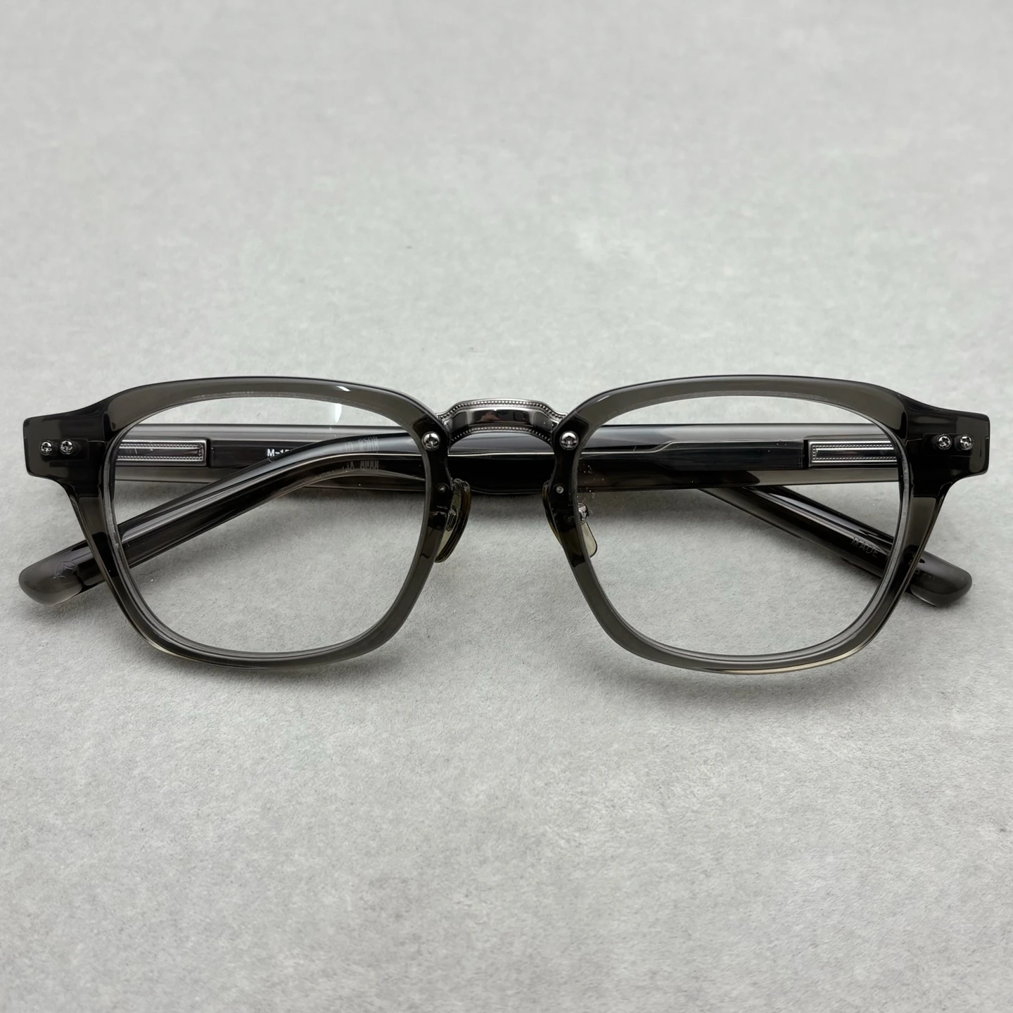 New Fashion Trend Vintage Solid Thick Acetate Eyeglasses Frame M-151 Retro Round Stereo Style Women Man Unisex A+ High Quality