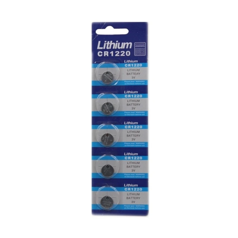 5pcs/lot CR1220 1220 3V Button cell Battery for remote instrument and meter