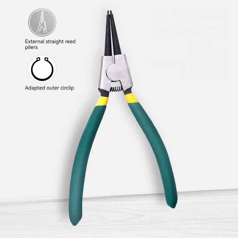 7\'\' Snap Ring Pliers Internal/External Circlip install uninstall Kits Snap Rings Puller Hand 7 Inch Circlip Plier Tools