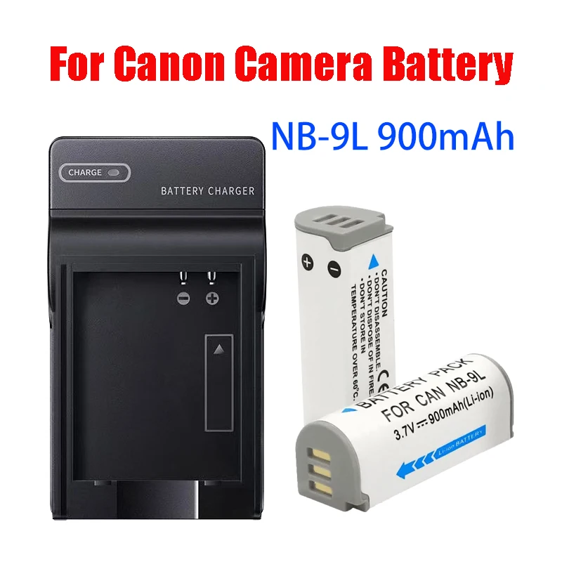 NB-9L NB9L NB 9L Battery and Charger for Canon 510 520 530 HS PowerShot N SD4500 IS IXUS 1000 1100 500 510 1100 IXY 50S