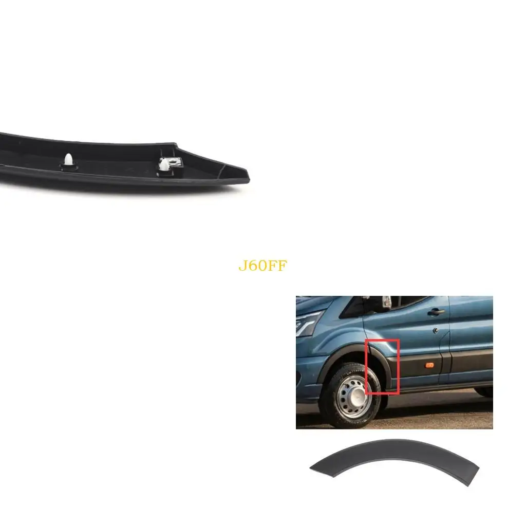 

J60F 1 Pair Left Right Front Wheel Arch Moulding Trim for Transit Mk8 14-22 1844905