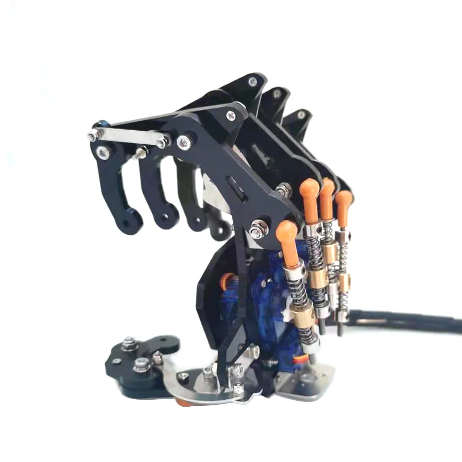 5 dof Roboter Fünf-Finger-Robotik-Kit pädagogische Metall mechanische Pfote für Arduino Arm links und rechts DIY Programmier roboter – Detail 4