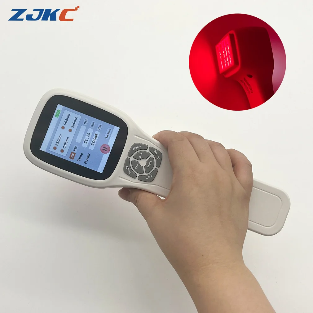 0-2,5 Вт, 1-10000 Гц, низкоуровневый лазерный свет, холодное лазерное устройство для облегчения боли в человека и собаках, 650 нм, 808 нм, 905 нм, 980 нм