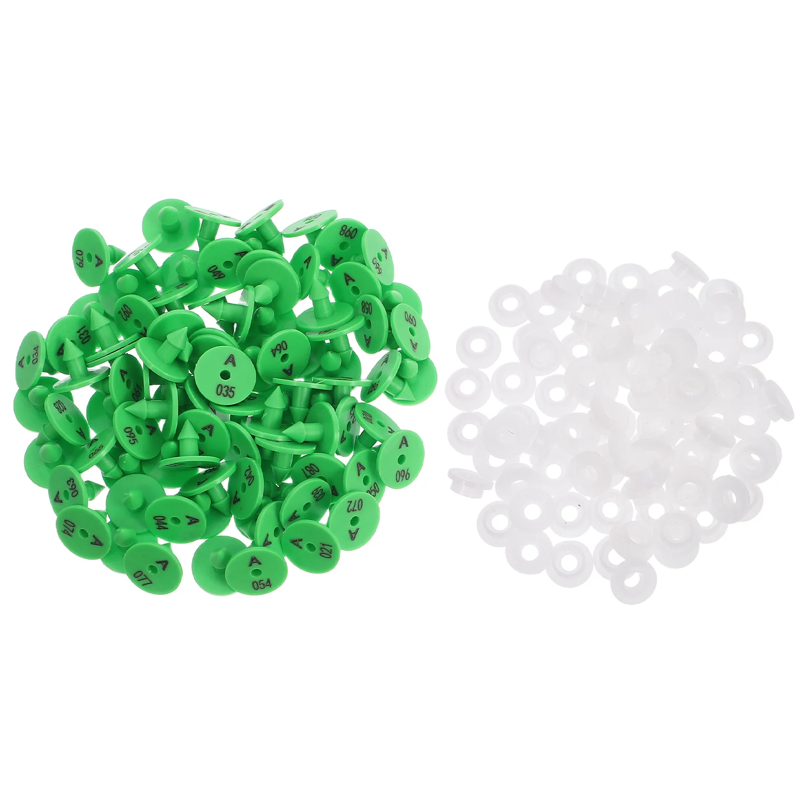 

100pcs Rabbit Ear Tags Numbered 1-100 Durable Animal Accessories Suitable Rabbits Dogs Farm Tools Pet Supplies
