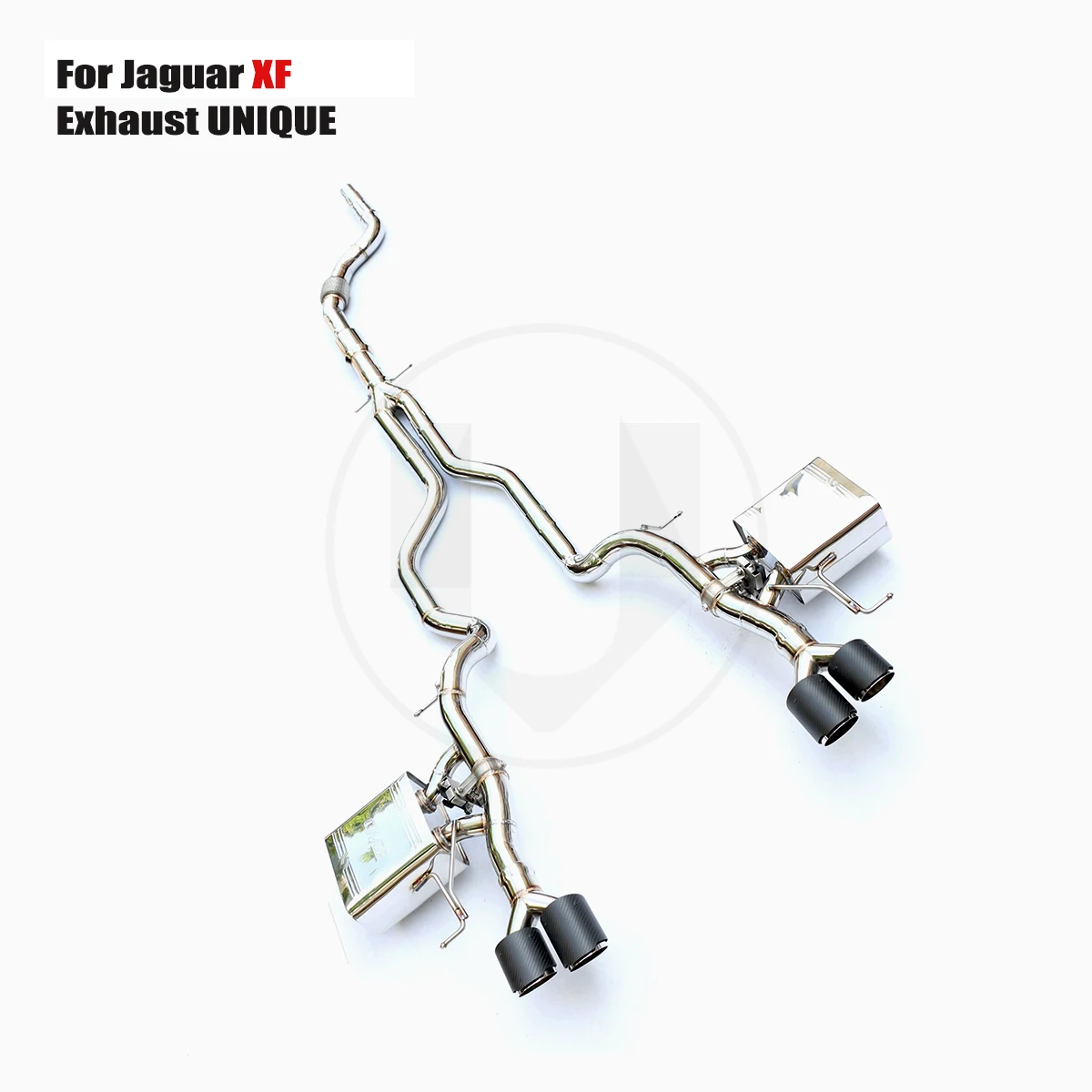 

UNIQUE for Jaguar XF XFS 3.0T T304 stainless steel high performance sports Valved Exhaust System