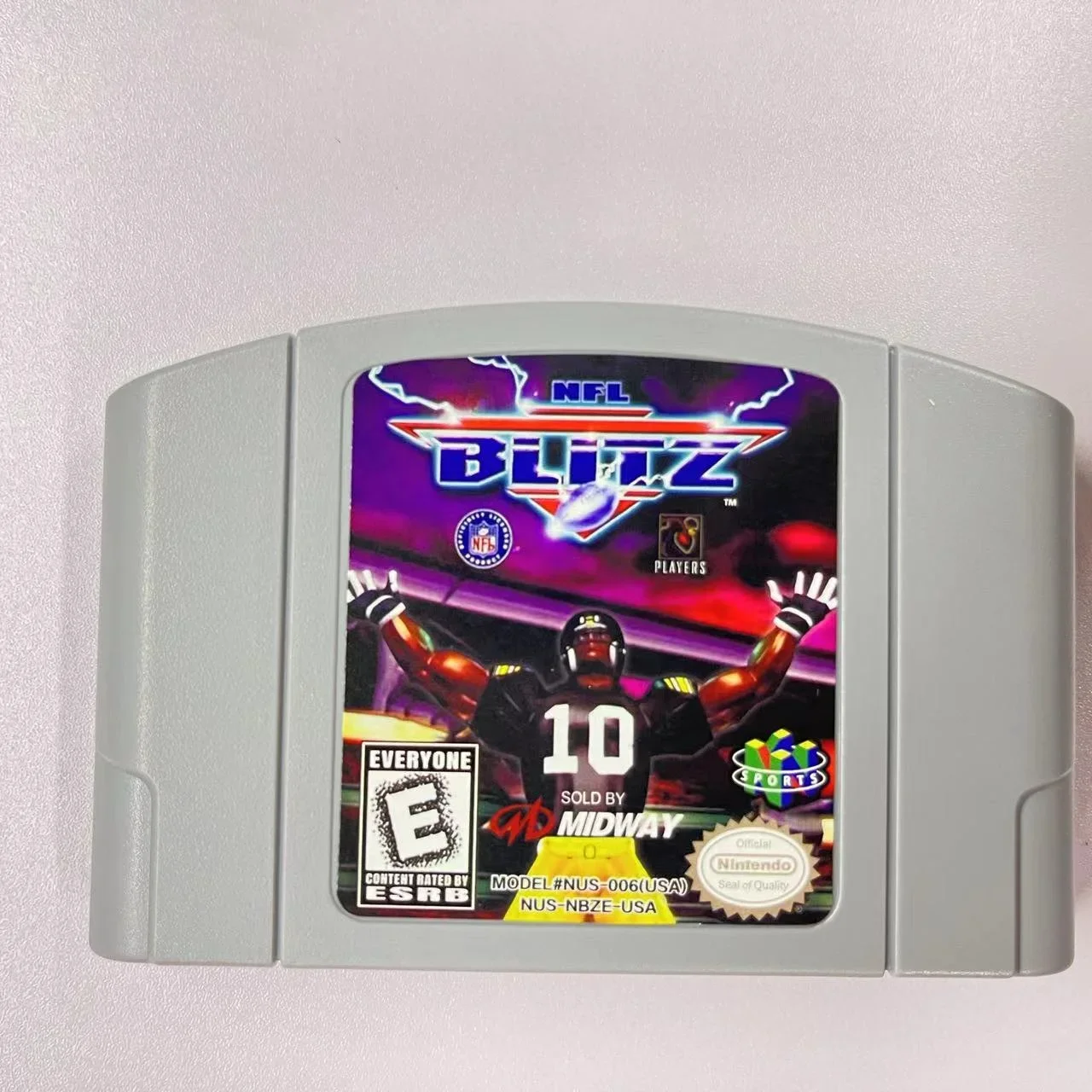 

Игровая карта N64 для NFL Blitz, классическая игровая консоль, картридж для видеоигр, версия США, 64-битный консольный картридж для видеоигр, подарок