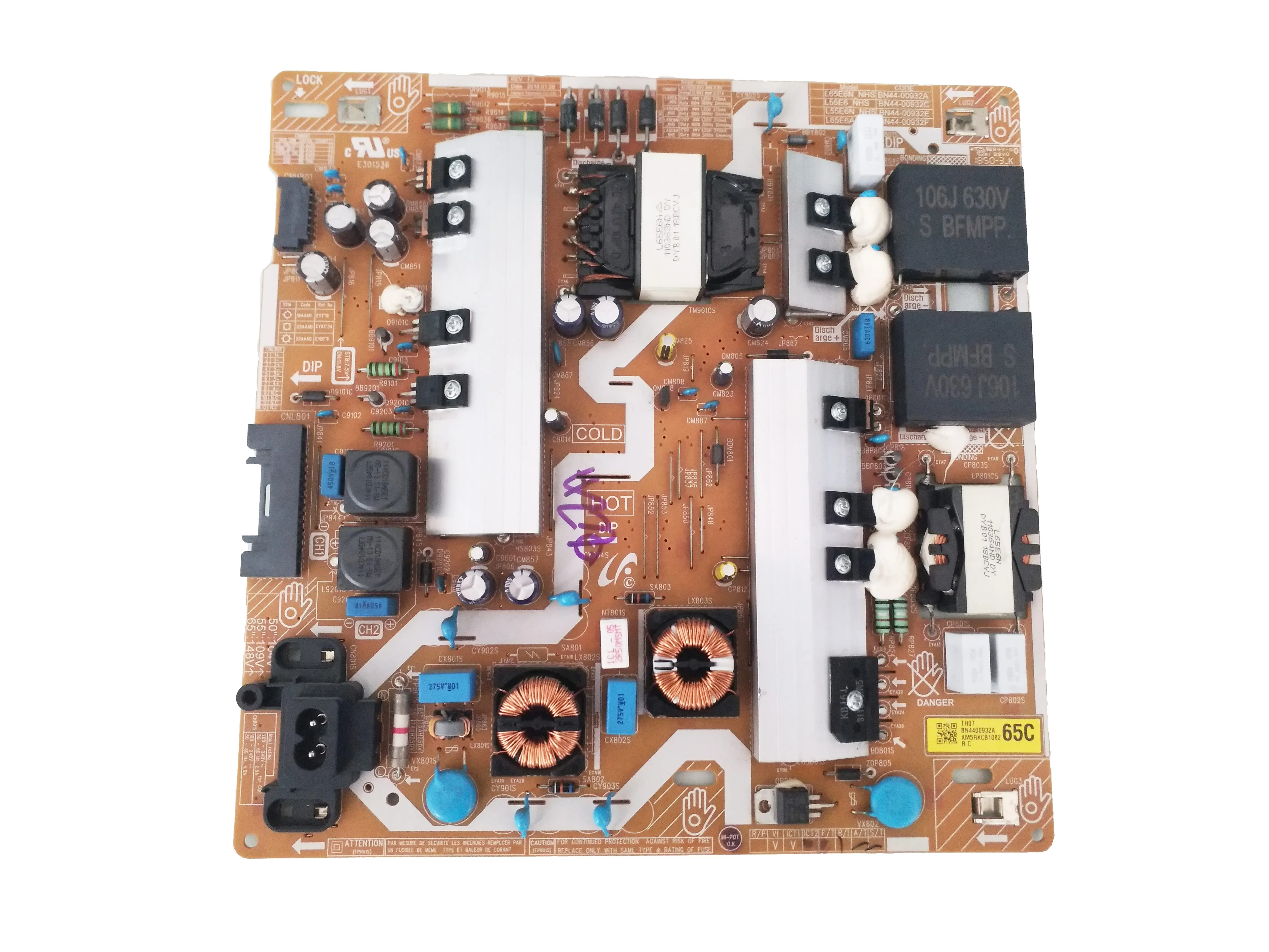 BN44-00932A BN44-00932 Power Supply Board L65E6N_NHS FOR UN65TU7000FXZA UN65NU7300FXZC UN65NU7200FXZA UN65NU6900FXZA LCD TV