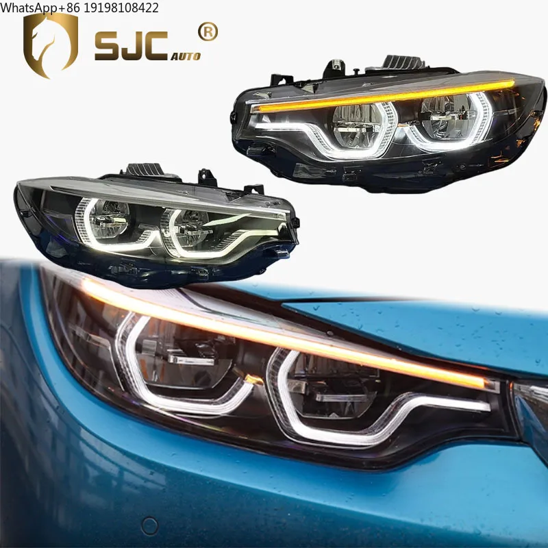 

SJC Car Auto Part for BMW 4 Series F32 M3 M4 F80 F82 2013-2017 Upgrade Ikon Style LED New Style Headlight Plug&Play