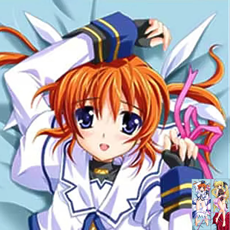 

Dakimakura Anime Takamachi Nanoha Double-sided Print Life-size Body Game Pillow Cover Bedding Gifts
