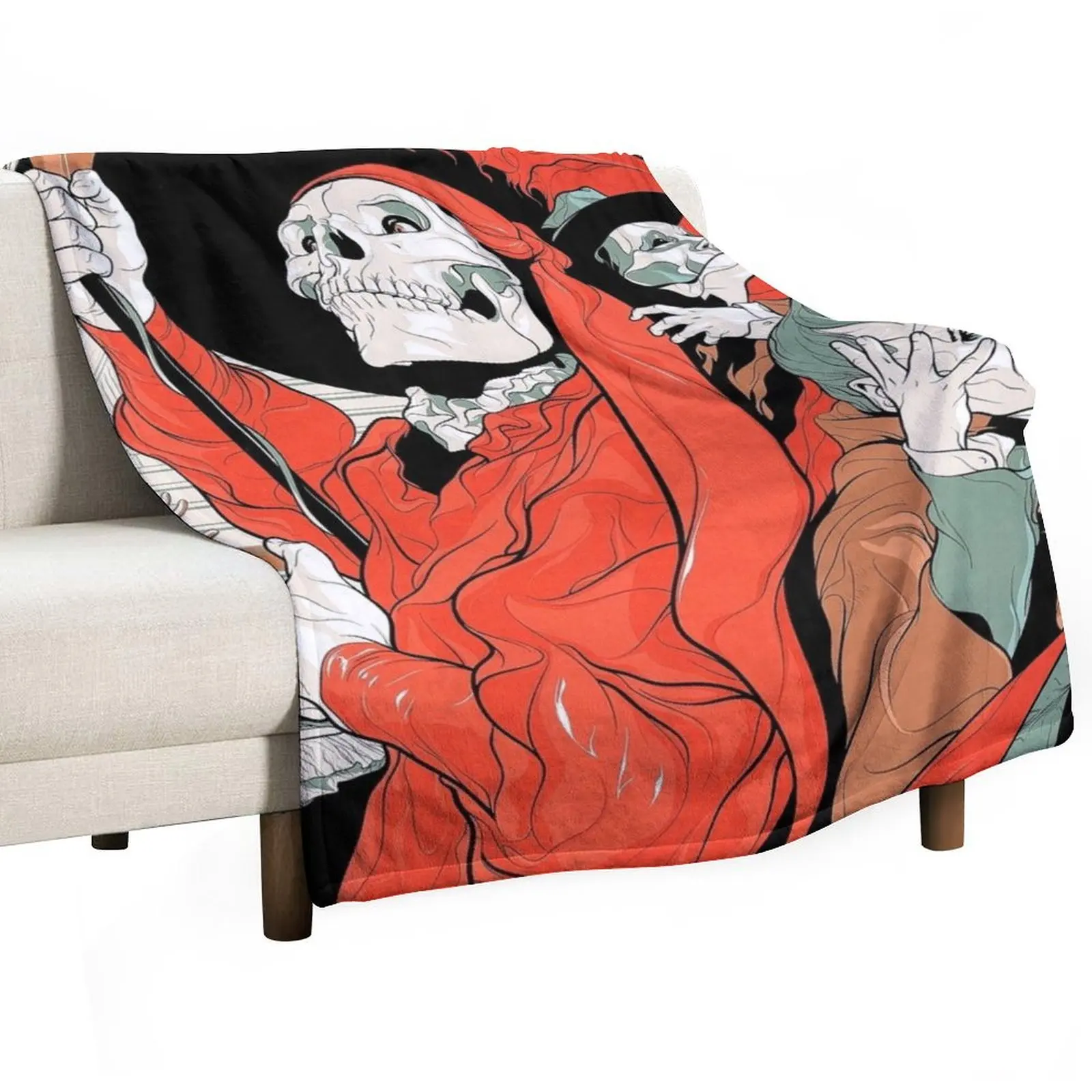 

The Phantom Of The Opera - Lon Cheney - The Nu Retro Poster Throw Blanket Soft Plaid for winter Loose Camping Blankets