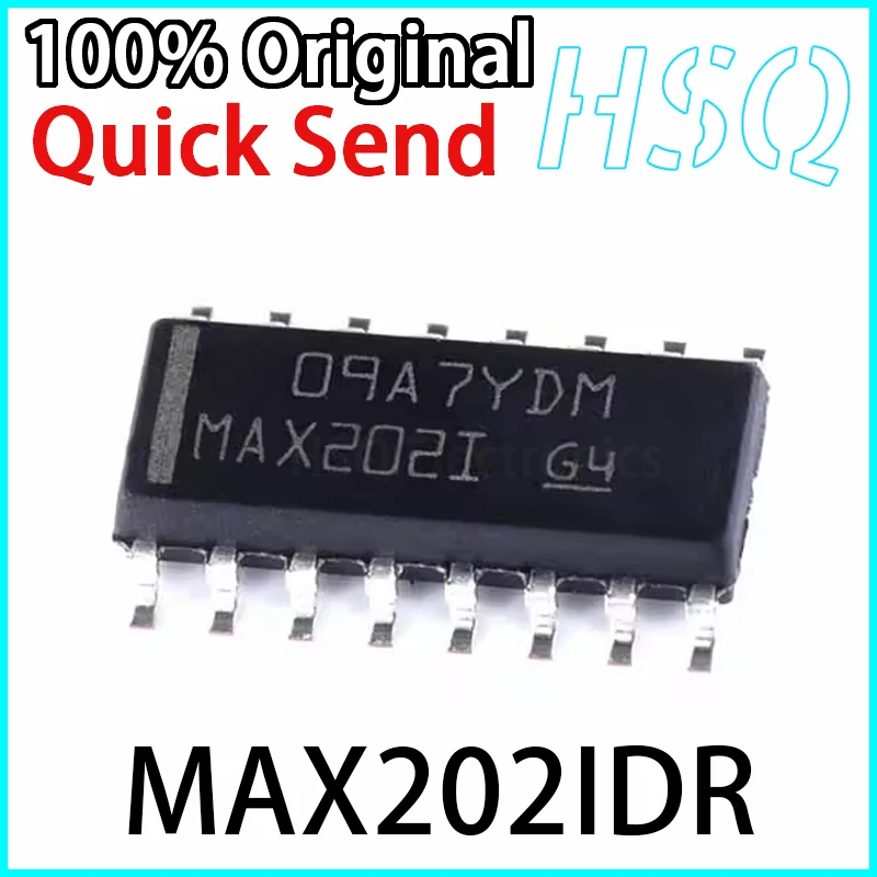 5PCS New Stock of Original MAX202IDR MAX202I SOP16 Transceiver Chip