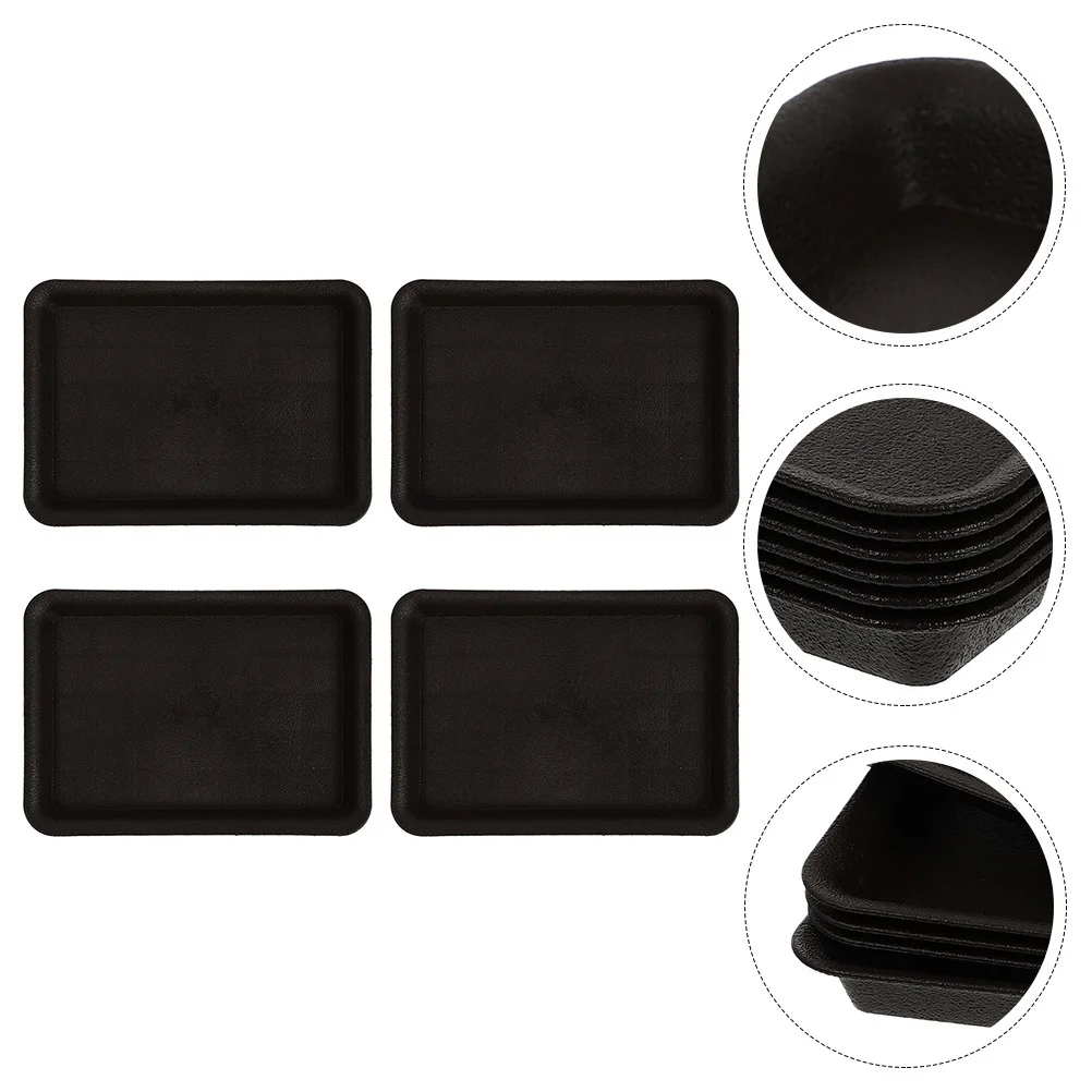 

4Pcs Resin Plastic Plant Saucers Musthave for Flower Lovers No Polluting Floor Gardening Supplies Plant Saucers