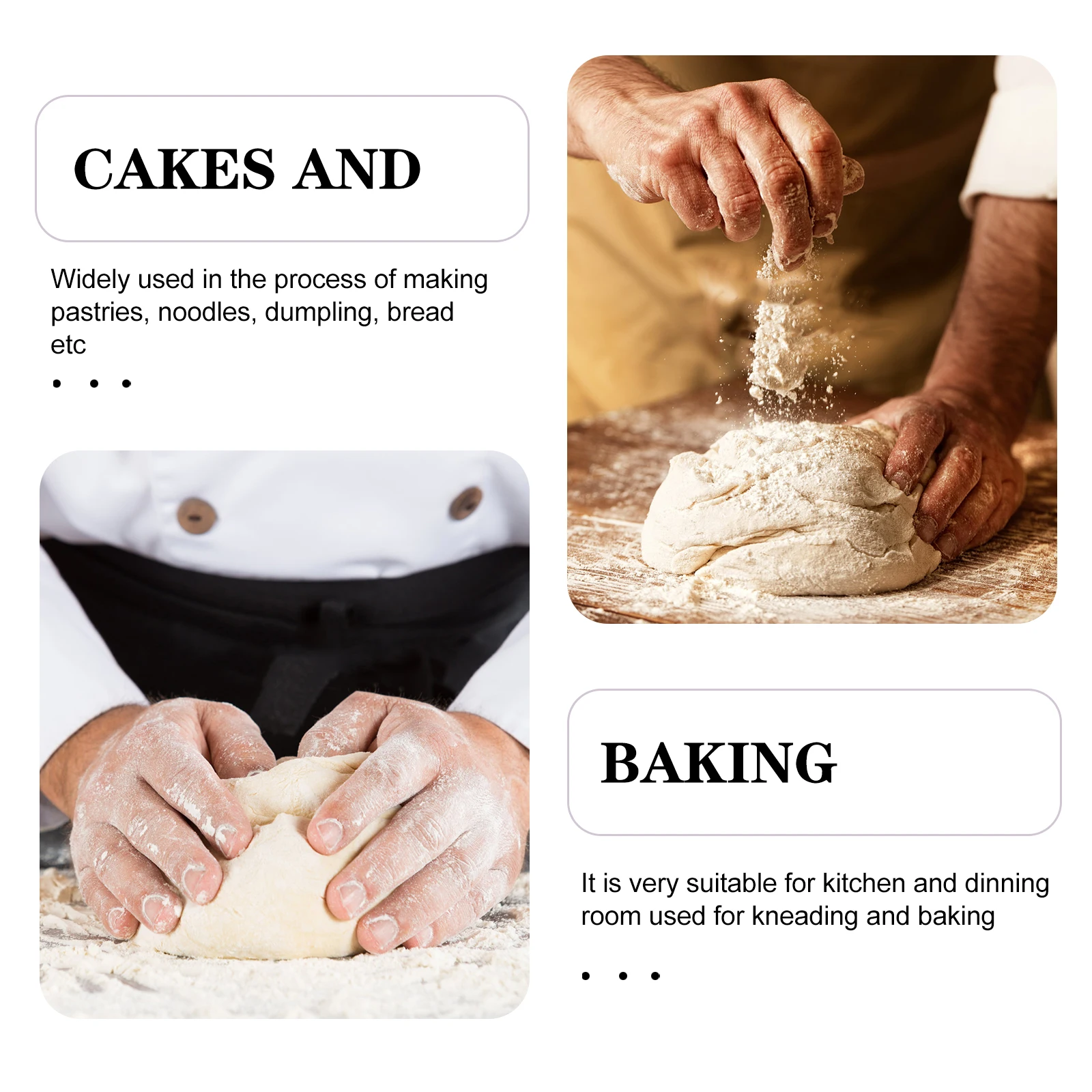 

2Pcs Silicone Kneading Dough Bags Non Stick Pastry Making Tools Kitchen Supplies Baking Accessories Pastry Kneading Dough Bags