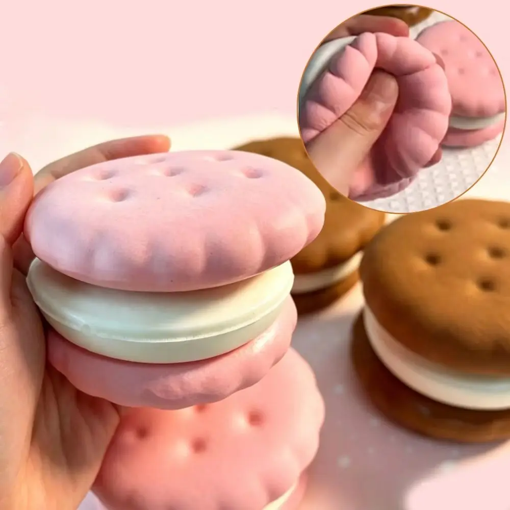 Soft Texture Slow Rebound Cake Portable Slow Rising Pinching Squishy Fidget Squishys Simulation Squishy Simulated Cake