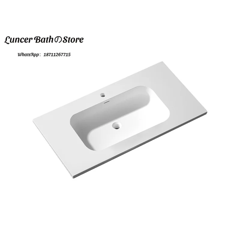 Irregular Solid Surface Countertop Basin, Artificial Stone Vanity Sink for Hotel, B&B, Bathroom Wash Basin for Toilet