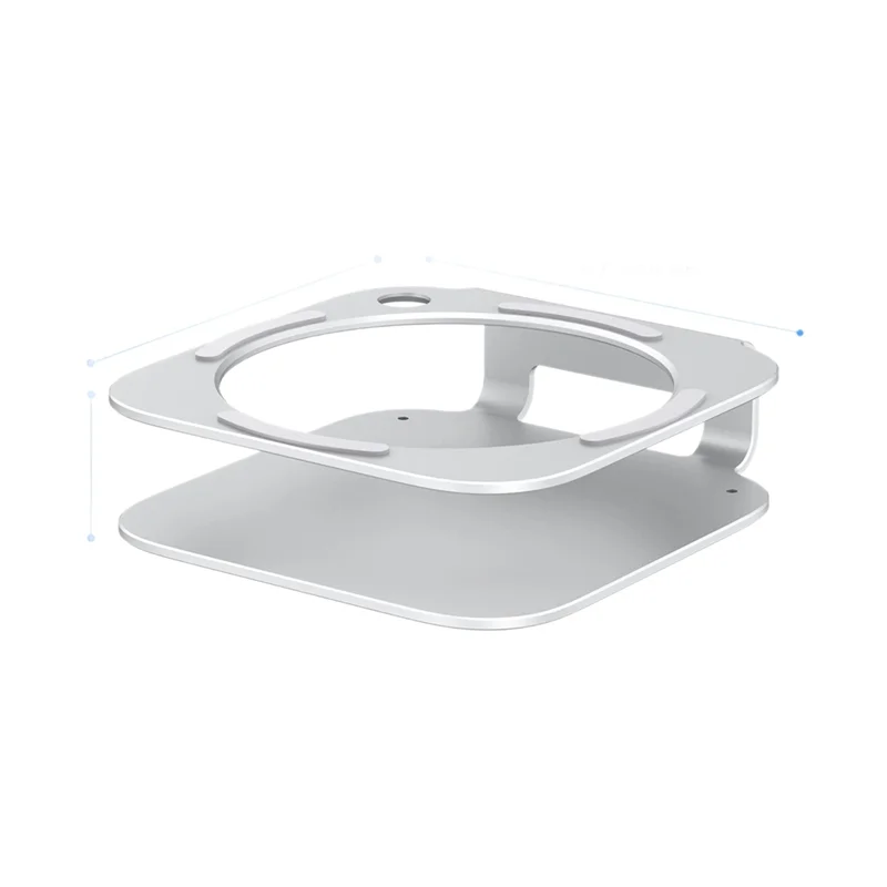 

L52A-металлический настольный кронштейн с рассеиванием тепла для Mac Mini/Pro, противоскользящее основание с защитой от царапин