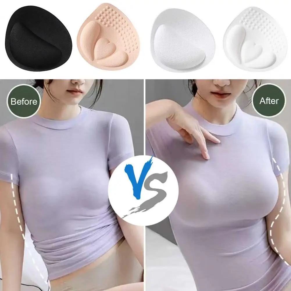 Mesh Chest Cushion Adjustable Chest Pad Push Up Bra Pads for Swimsuits Bikinis Thick Triangle Sponge Inserts for Women