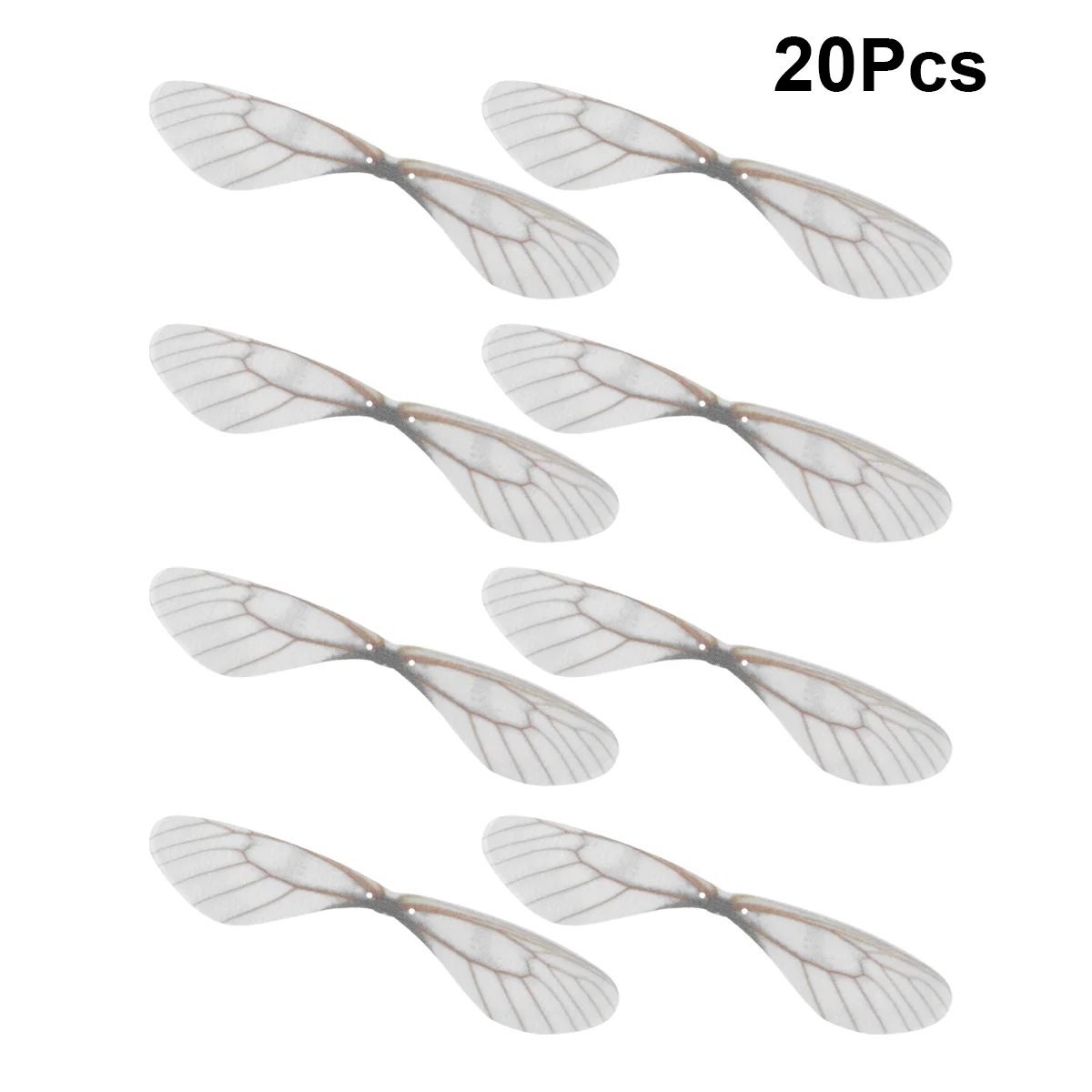 70 Pcs Fake Dragonfly Wing Earrings Decors Handmade Supplies Artificial Accessories