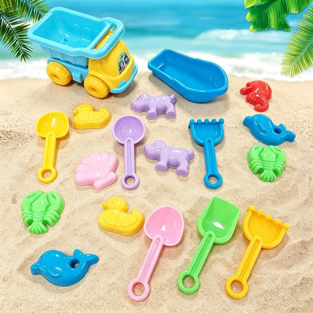 Mini Children's Beach Car Toys, Outdoor Water Play and Sand Digging Tools, Parent-child Beach Car, Boys and Girls' Toys