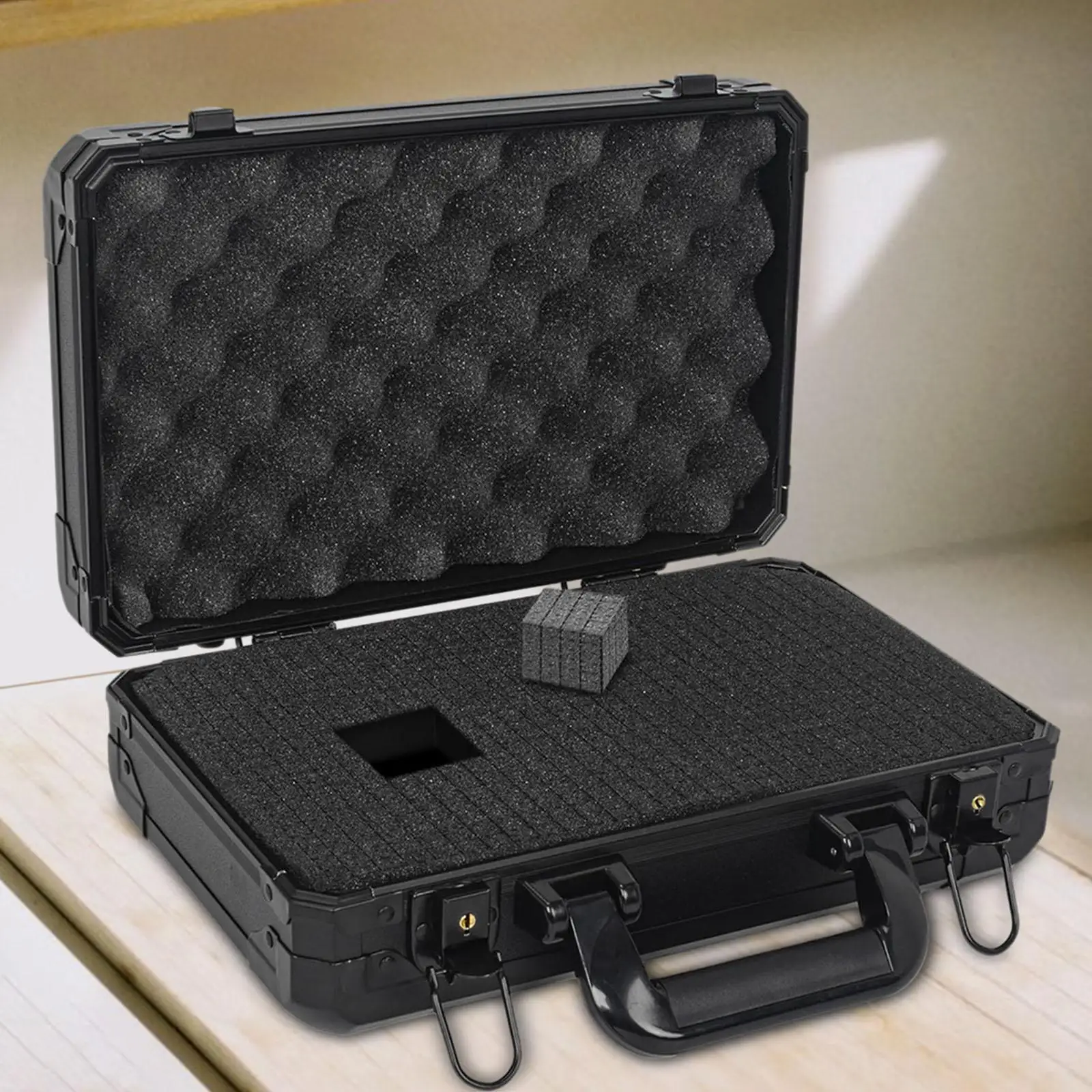 Mic Carrying Case Professional Hairdressing Tool for Sound Card Mic Wireless Mic Professional Equipment Lens Hand Shred Cotton