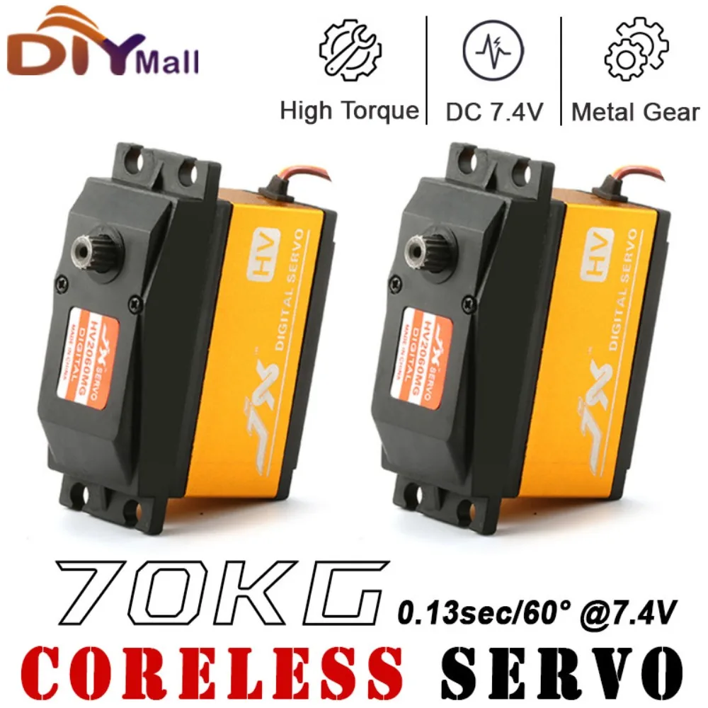 

70KG JX PDI-HV2070MG Digital Servo Coreless HV High Torque Metal Gear 120 Degree For 1/5 1/8 RC Crawler Car Robot Airplane Toy