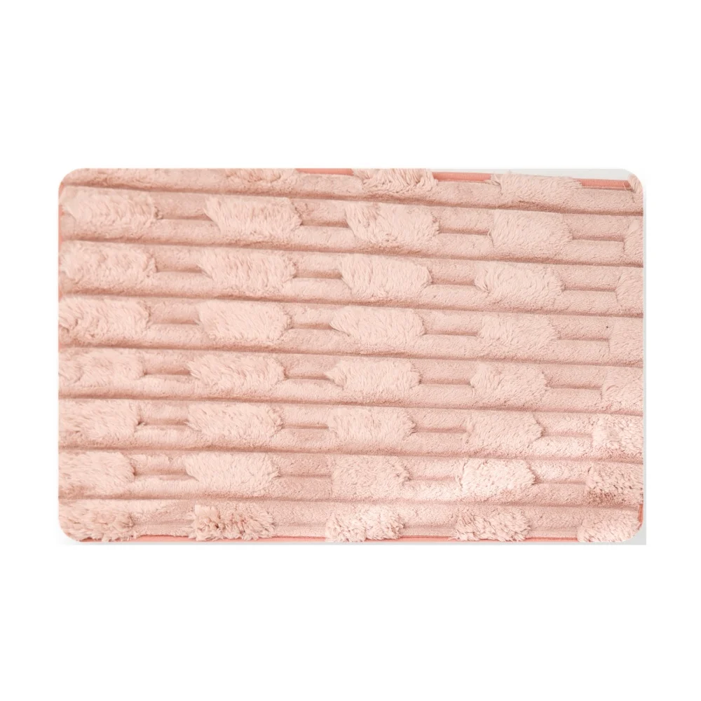 Thickened Bathroom Mat Soft 3D Pattern Entrance Mat Absorbent Non Slip Shower Floor Carpet Toilet Door Rugs Tapis Salle De Bain