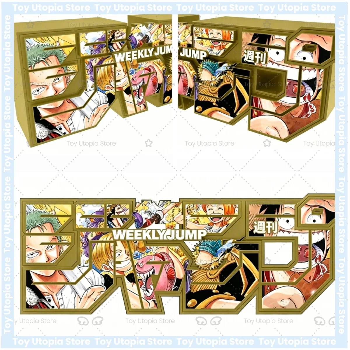 

En Stock Figura One Piece Los Primeros Días Con El Logotipo Weekly Shonen JUMP Bandai Optical Factory 100% Original