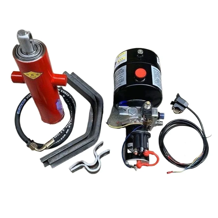 Dump device Motorcycle electric garbage dump truck modified lift dump 12v48v72