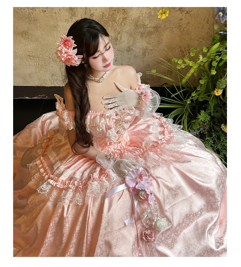 Robe Maxi de mariage pour femmes, tenue de princesse élégante, coupe cintrée, épaules dénudées, pour cérémonie romantique, Bar Mitzvah, nouvelle collection été