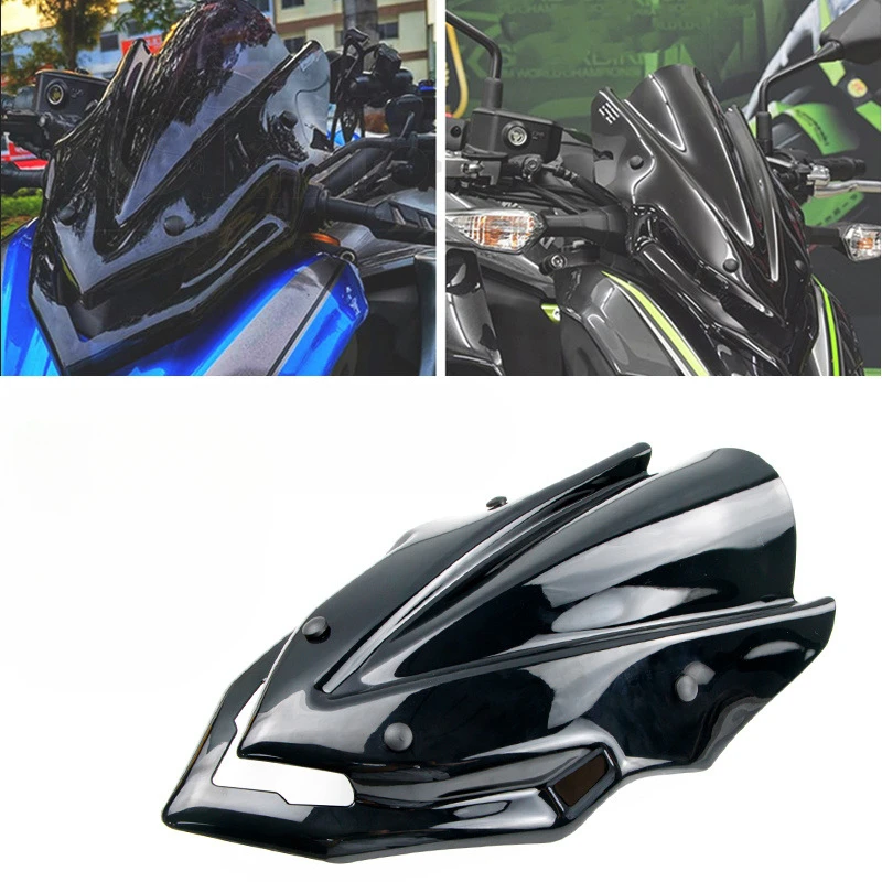 For Kawasaki Z900 17-19 ABS Motorcycle Front Fairing Accessories Windshield Windscreen Wind Deflector Z 900 2017 2018 2019