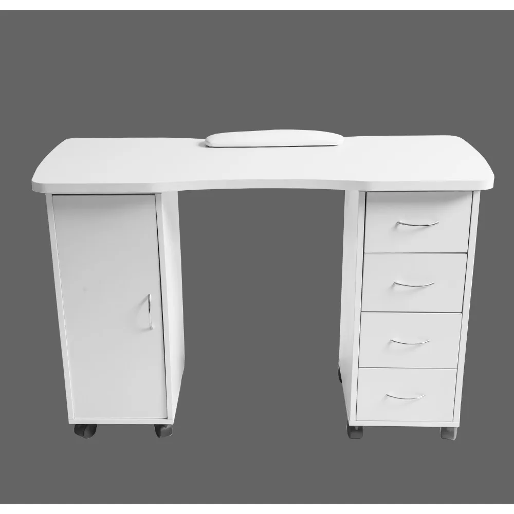 White Hot Sale Nail Table for Beauty Salon Durable Beauty Nail Equipment Manicure Table